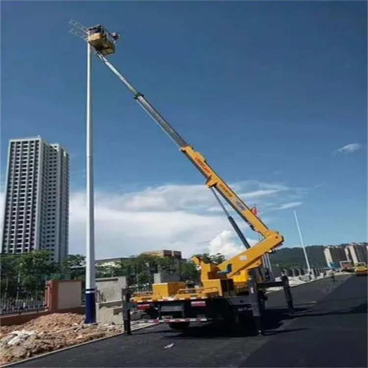 伍家岗维修路灯的曲臂升降车出租